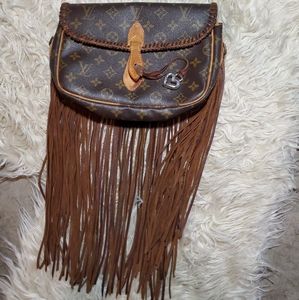 Vintage Louis Vuitton Fringe Clutch